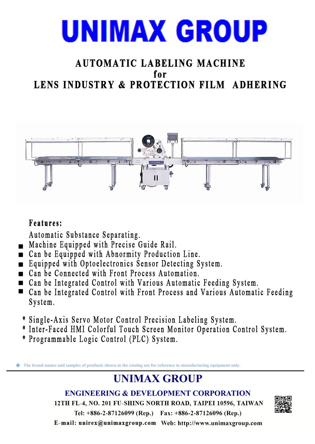 High-Tech Procucts Labeling Machine for Lens Industry and Protection Film Automatic Adhering